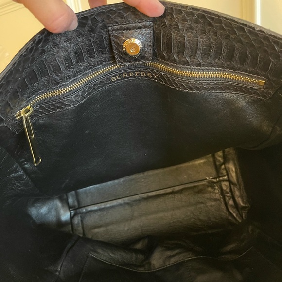 Limited Edition Burberry Python Tote - Picture 6 of 10